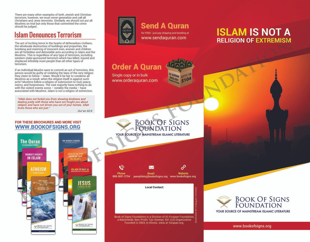 Islam Is Not A Religion of Extremism