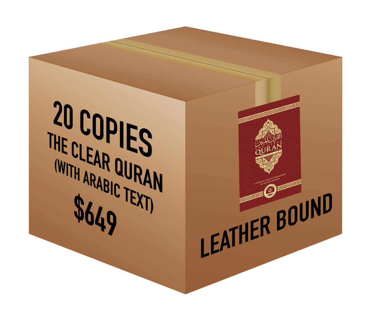 The Clear Quran® Series – with Arabic Text – Parallel Edition | Leather Bound, 20 Copies Bulk