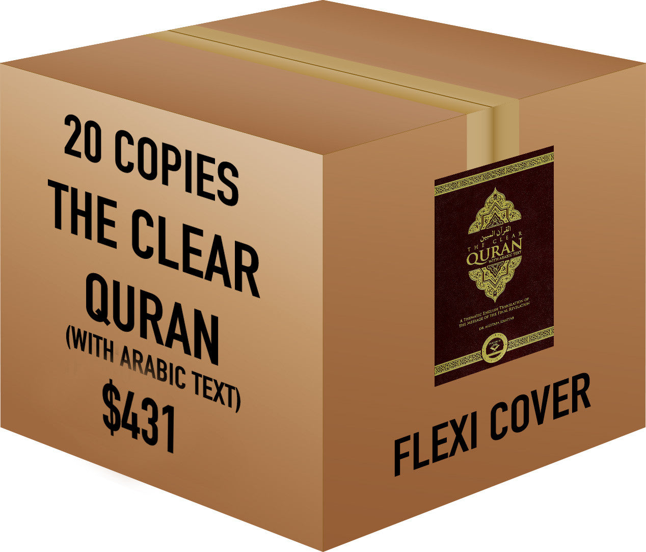 Parallel Edition  The Clear Quran® Series – With Arabic Text – | Flexi Cover, 20 Copies Bulk