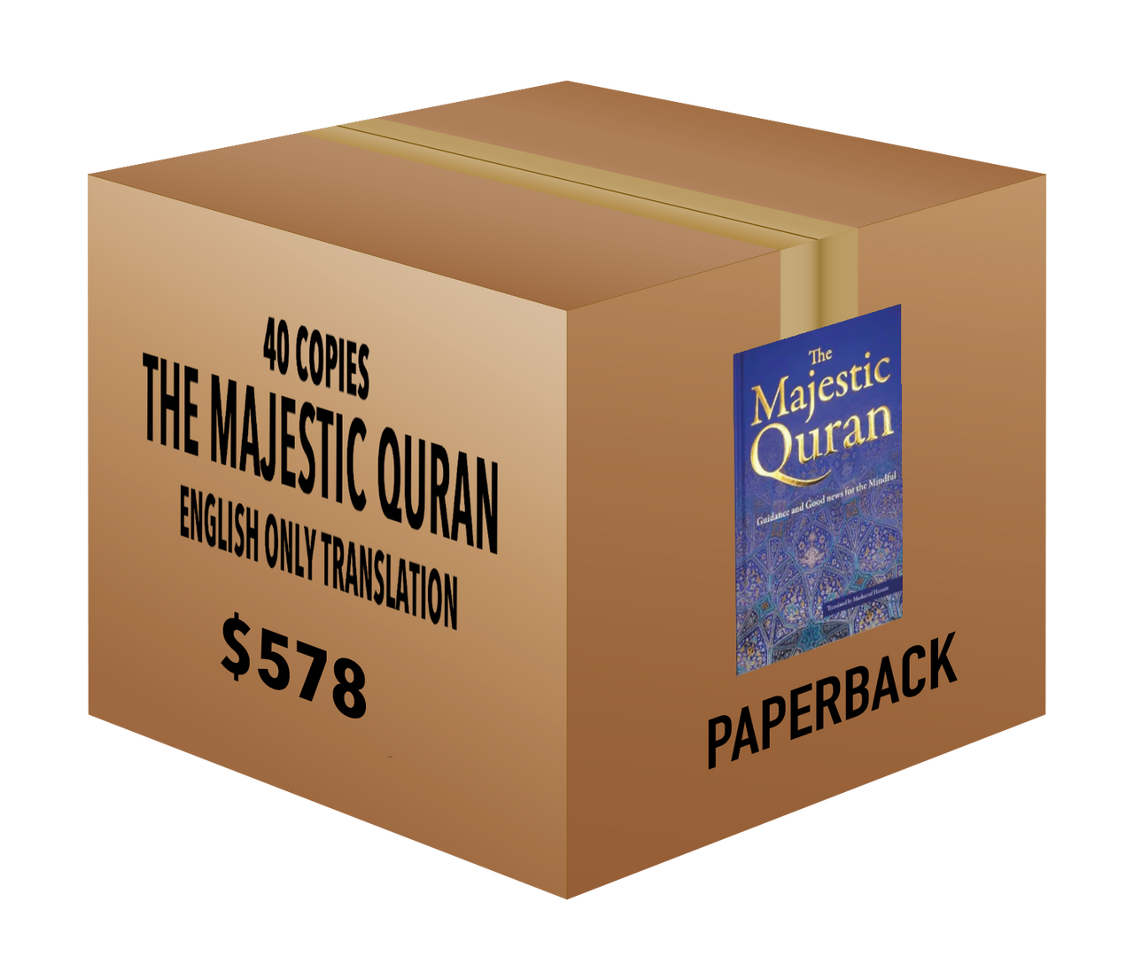 The Majestic Quran - English Only Translation (Paperback) - 40 Copies